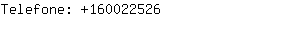 Telefone: 16002....