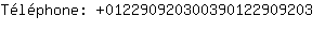 Tlphone: 01229092030039012290....