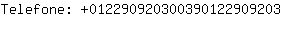 Telefone: 01229092030039012290....