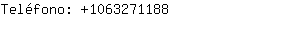Teléfono: 106327....