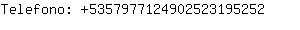 Telefono: 535797712490252319....