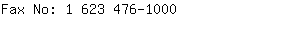 Fax No: 1 623 476-....
