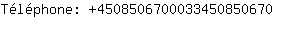 Tlphone: 450850670003345085....