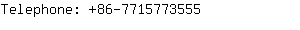 Telephone: 86-771577....