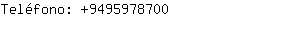 Teléfono: 949597....