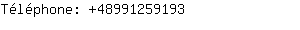 Téléphone: 4899125....