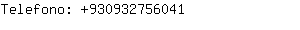 Telefono: 93093275....