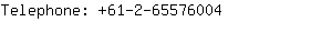 Telephone: 61-2-6557....