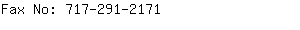 Fax No: 717-291-....