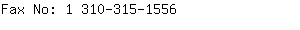 Fax No: 1 310-315-....