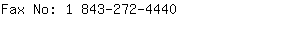 Fax No: 1 843-272-....