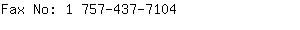 Fax No: 1 757-437-....