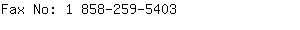 Fax No: 1 858-259-....