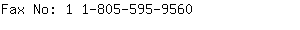 Fax No: 1 1-805-595-....