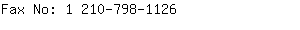 Fax No: 1 210-798-....