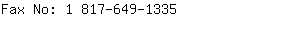 Fax No: 1 817-649-....