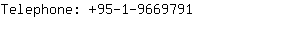 Telephone: 95-1-966....