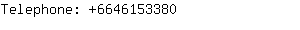 Telephone: 664615....