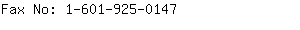 Fax No: 1-601-925-....