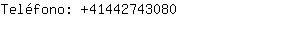 Teléfono: 4144274....