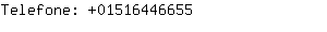 Telefone: 0151644....