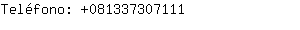 Telfono: 08133730....