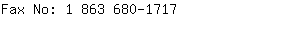 Fax No: 1 863 680-....