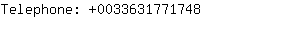 Telephone: 003363177....