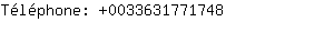 Tlphone: 003363177....