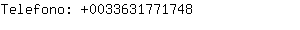 Telefono: 003363177....