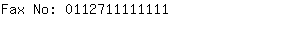 Fax No: 011271111....