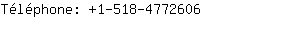 Tlphone: 1-518-477....