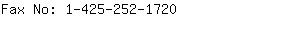 Fax No: 1-425-252-....