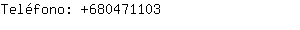 Teléfono: 68047....