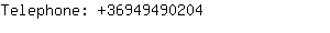 Telephone: 3694949....