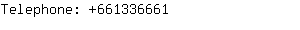 Telephone: 66133....