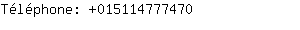 Tlphone: 01511477....