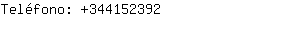 Teléfono: 34415....