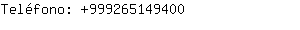 Teléfono: 99926514....
