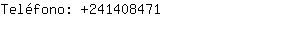 Teléfono: 24140....
