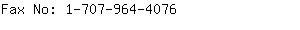 Fax No: 1-707-964-....