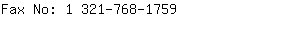 Fax No: 1 321-768-....