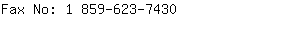 Fax No: 1 859-623-....