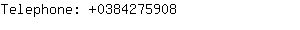 Telephone: 038427....