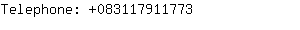 Telephone: 08311791....