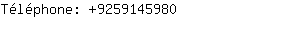 Téléphone: 925914....