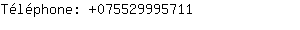 Téléphone: 07552999....