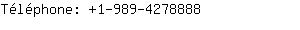 Tlphone: 1-989-427....