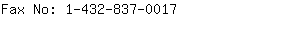 Fax No: 1-432-837-....