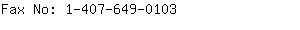 Fax No: 1-407-649-....